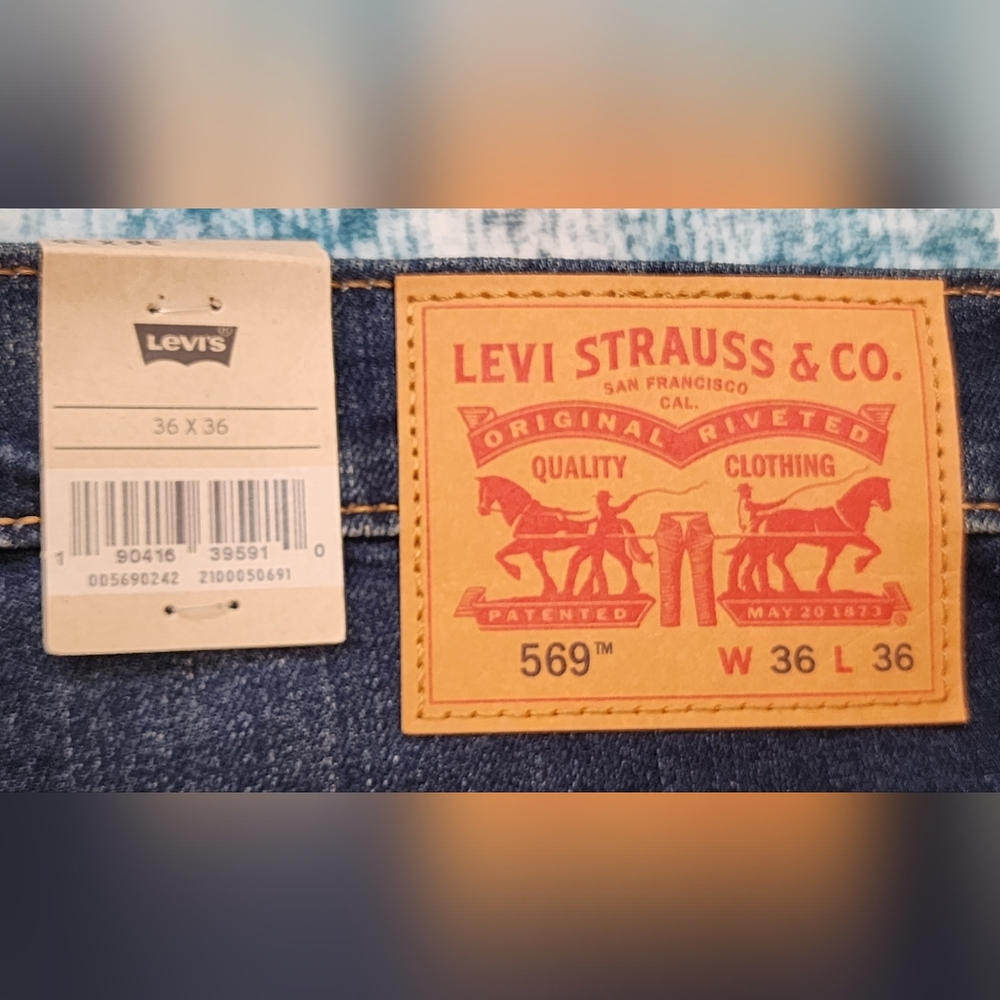 Levi Strauss 569 Straight Jeans 36x36